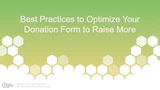 Best Practices to Optimize Your Donation Forms to Raise More