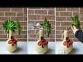 DIY Scarlet Iris Flower Vase/ Planter - Looks Like Ceramic - Paper Mache and Paper Clay