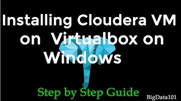 Installing Cloudera VM on Virtualbox on Windows