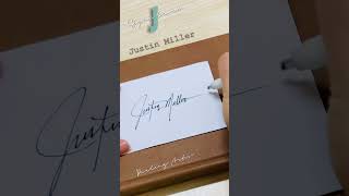 How to make letter J Signature/ Letter J Signature Ideas / Signature for Justin  #signature #shorts