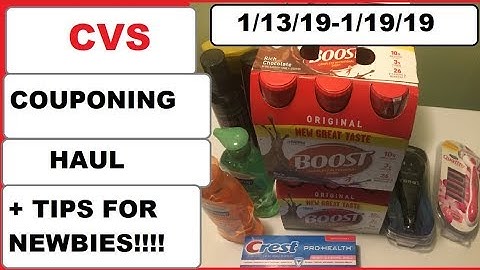 CVS Couponing Haul- 1/13/19-1/19/19- + TIPS FOR NEWBIES!!!