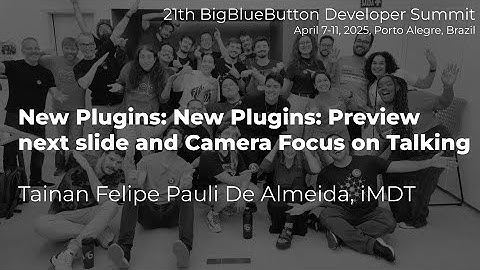 Preview next slide and camera focus on talking (Plugin Prototyping)