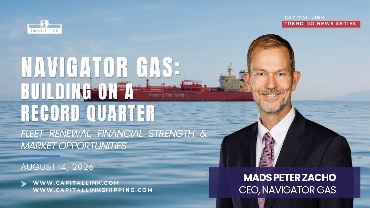 Navigator Gas: Building on a Record Quarter