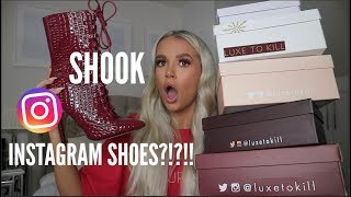 HUGE AFFORDABLE SHOE HAUL | TRY ON | INSTAGRAM SHOE TRENDS?!! LUXE TO KILL