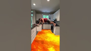 When the floor is ACTUALLY lava 😱