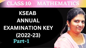 SSLC MATHEMATICS Annual Examination KEY(2022 -23)Part-1