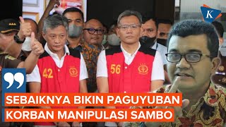 Para Mantan Anak Buah Sambo Disarankan Bikin Paguyuban Tuntut Ganti Rugi