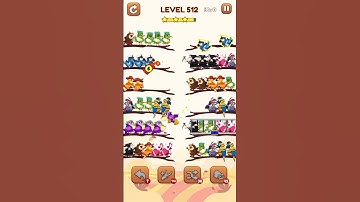 Bird Sort 2: Color Puzzle Level 512 #games #gaming #gameplay