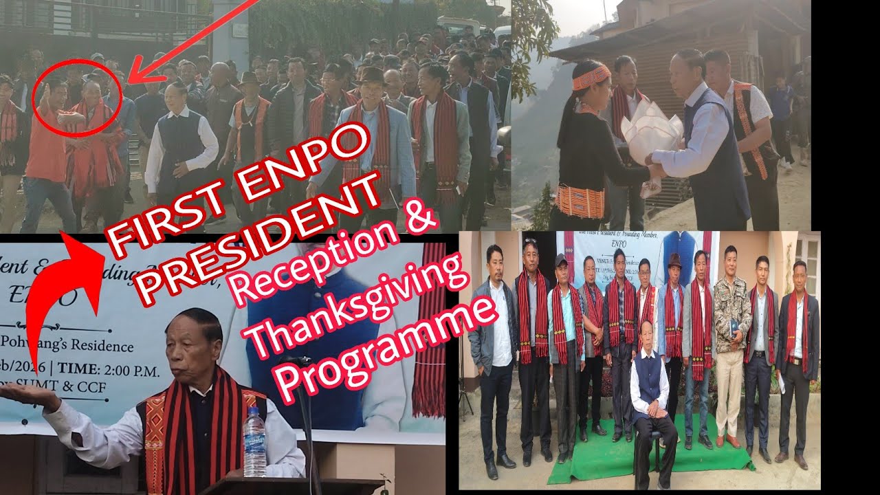 Reception & Thanksgiving Programme for MR.POHWANG KONYAK