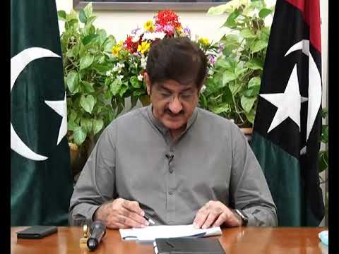 CM Murad Ali Shah | video message on Covid-19 | 22-04-2020