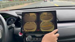 360 Camera works while the car is driving with Android 12 Radio