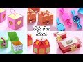 Diy gift box ideas  6 easy gift ideas  paper craft