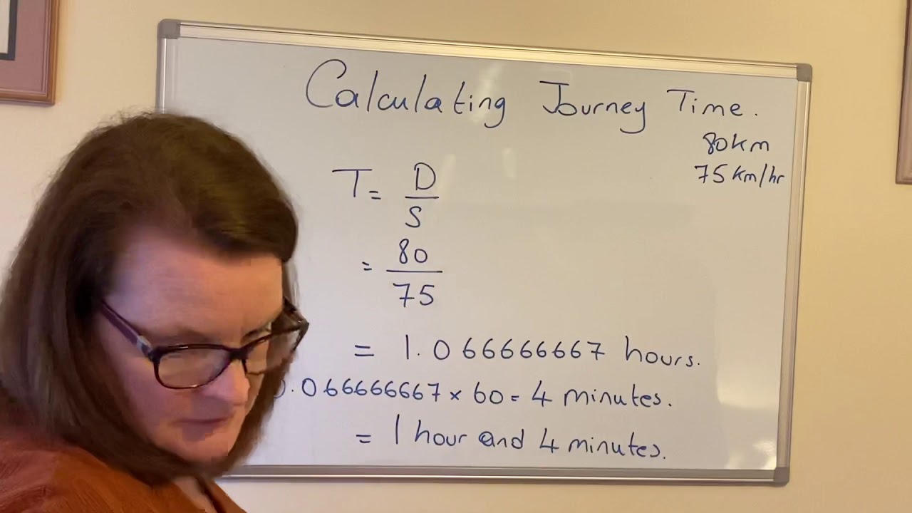 journey time estimator