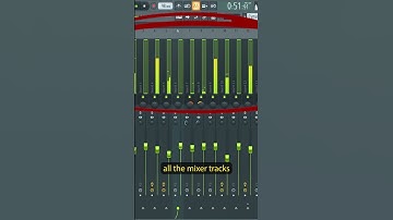 Volume on all your tracks at once on FL Studio 🎚 #shorts