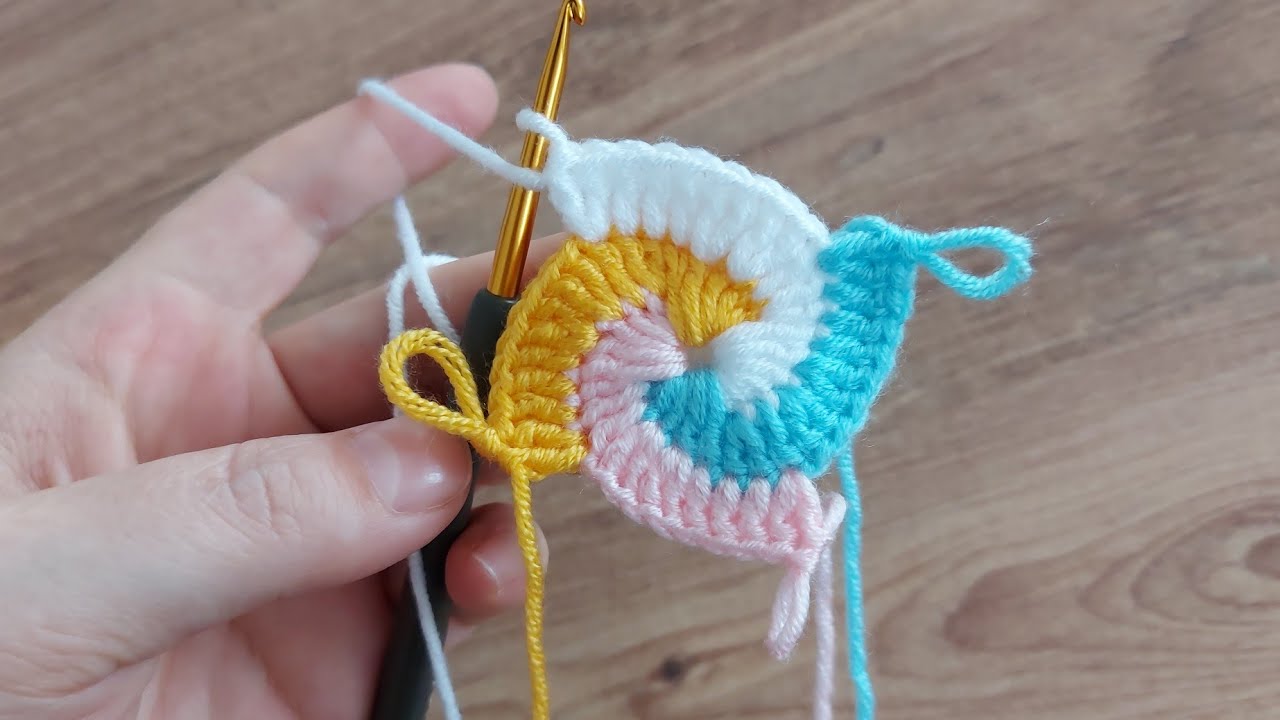 SUPER EASY CROTHET.. 🍭🍭 TIĞ İŞİ YAPIMI KOLAY  ÖRGÜ MODELİ... 🍭🍭🍭