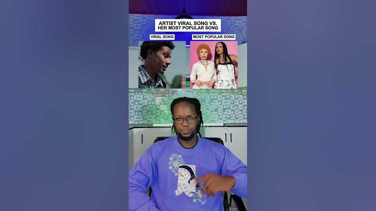 Artist Viral Song Vs. Her Most Popular Song: PinkPantheress "Illegal" #shorts #music Artist Viral Song Vs. Her Most Popular Song: PinkPantheress "Illegal" #shorts #music