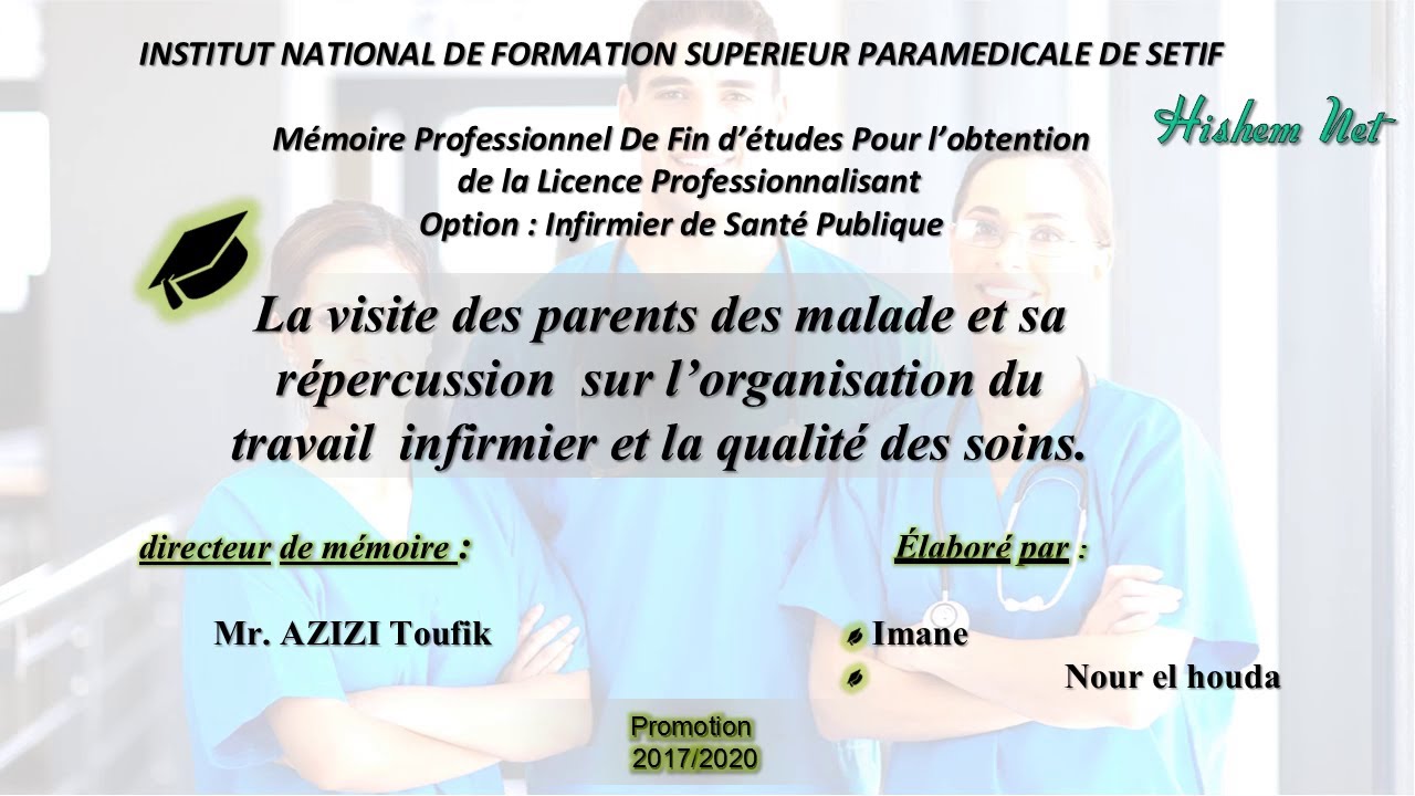 Mémoire Professionnel De Fin d’études Pour l’obtention de la Licence