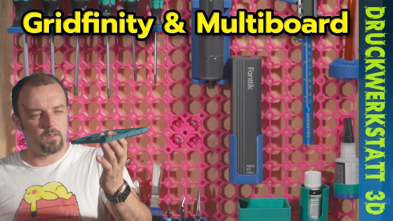 3D-gedruckte Ordnungssysteme: Gridfinity & Multiboard vorgestellt