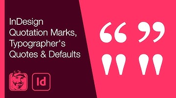 InDesign Quotation Marks, Typographer