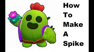 How To Make A Paper Spike Brawl Stars Papercraft Toy Easy To Make Papercraft Brawl Stars Youtube - papercraft brawl stars sprout