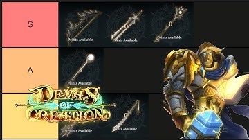 Weapon Tier List Made By A Pro! | Devas Of Creation