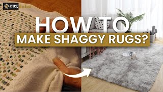 Diy How To Make Shaggy Rugs | Fast And Simple Technique