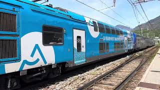 Le TER 883278 départ en gare 🚉 à 15h56 ce samedi 13 avril 2024 en direction de Lyon Part Dieu 👏👍