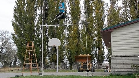 WORLD RECORD HIGHEST JUMP ON A POGO STICK 11 FEET