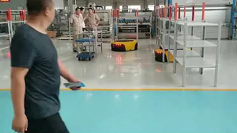 600 Big Elfin slam LGV warehouse AGV robot with laser navigation