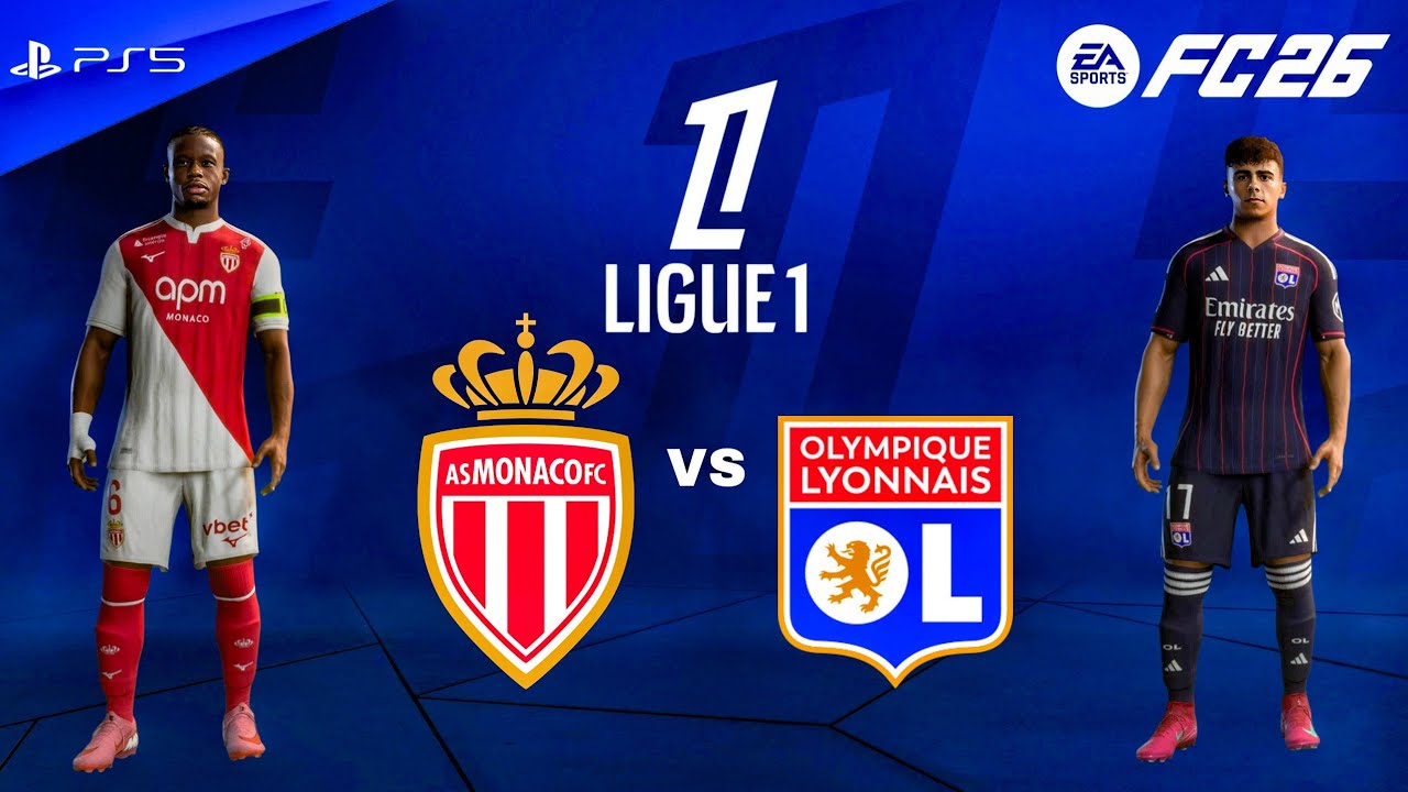 FC 26 - Monaco vs Lyon | Ligue 1 25/26 Full Match [PS5™]