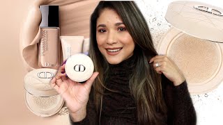 NEW DIOR FOREVER SKIN VEIL  Dior Cushion Powder  Review and application   YouTube