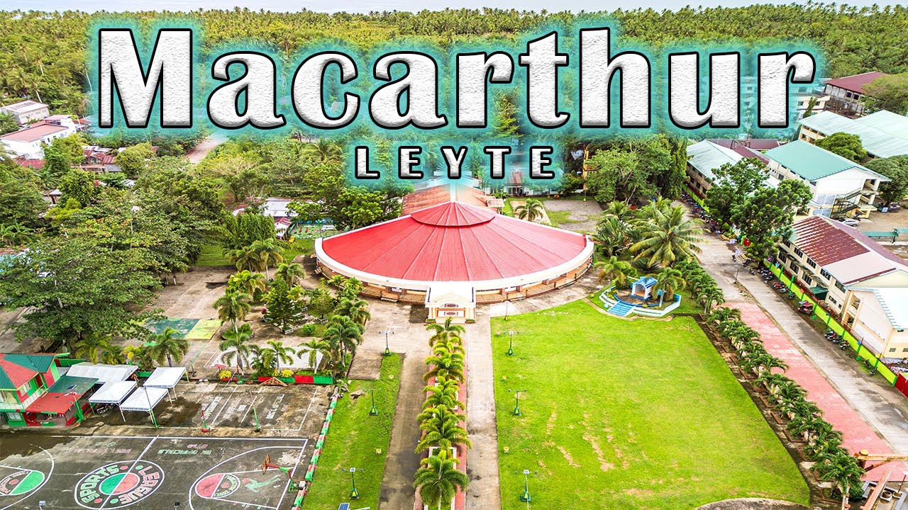 MacArthur Leyte Town Proper in Focus | Aerial Tour in Cinematic Style 🎬🌿