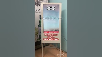 Digital signage video standee | Digital Easel standee | Digital signage mall display video standee