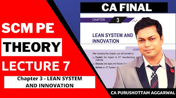 LECTURE 7 CA FINAL COSTING THEORY NEW SYLLABUS REVISION  by CA PURUSHOTTAM AGGARWAL SIR FOR SCM PE