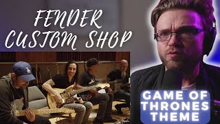 THE GAME OF THRONES THEME SONG - FENDER CUSTOM SHOP | REACTION