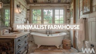 Minimalist Farmhouse Bathroom Design Inspiration