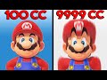Mario kart 8 deluxe  1cc vs 1000cc vs 5000cc vs 9999cc