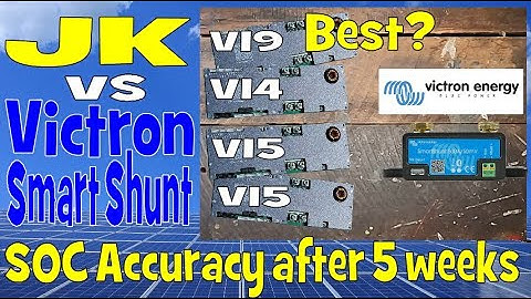 What is the most SOC accurate JK-BMS in comparison to the Victron Smart Shunt?