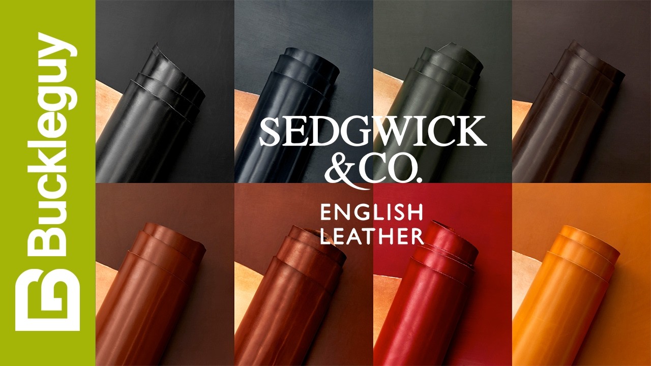 Sedgwick English Bridle Leather, Bend, 9-10oz, London Tan
