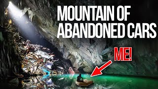 Mountain Of ABANDONED Cars Found In CAVE - Exploring The Cavern Of Lost Souls