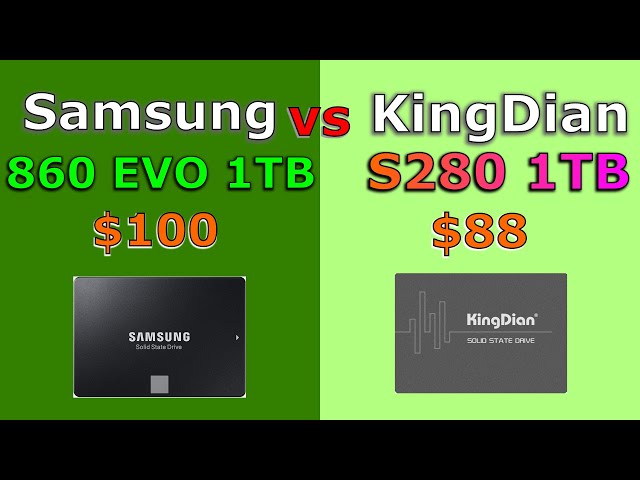 Samsung SSD 860 Evo vs KingDian SSD // Ultimate benchmark