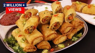 Spring Roll Recipe 15 मिनट में बाजार जैसे क्रिस्पी स्प्रिंग रोल्स ऐसा तरीका रोज बनाएंगे Spring Roll