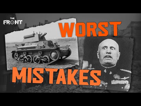The WORST Military Policy Mistakes of WW2 - The Blunders that Make Historians Cringe