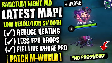 Latest! Sanctum Island Night Mode Smooth Map - Fix Lag & Fps Drop Stable 60FPS [ Patch M-World ]
