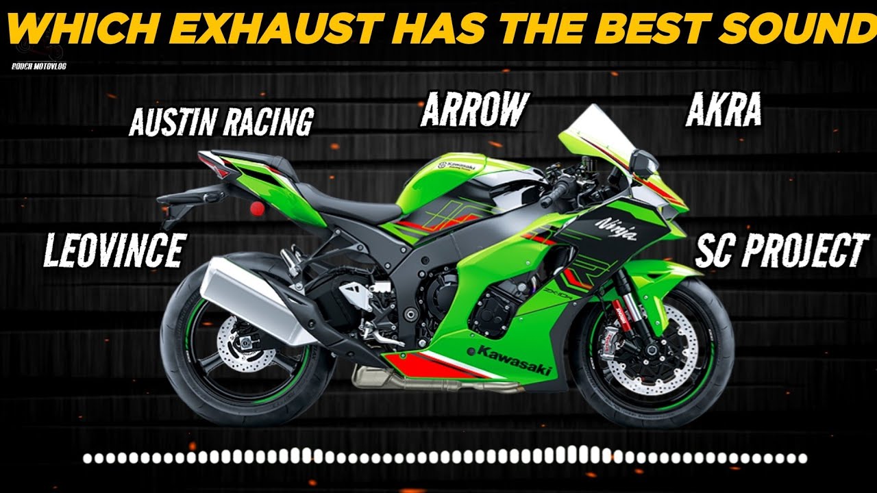 Kawasaki ZX10R Which Exhaust Sound is the the Best? 🔊 YouTube