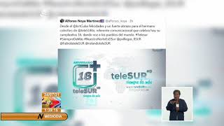 Telesur celebra sus 16 años