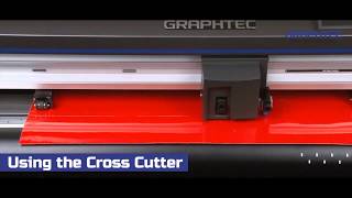 How to use the Cross Cutter on the Graphtec FC8600