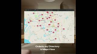 Orderla Directory in Maps View