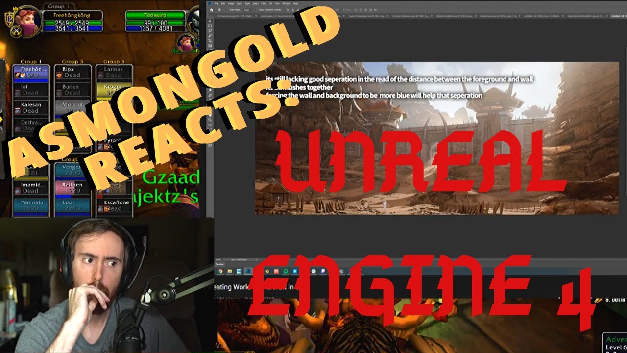 Orgrimmar in UNREAL ENGINE 4! (Asmongold Reaction)
