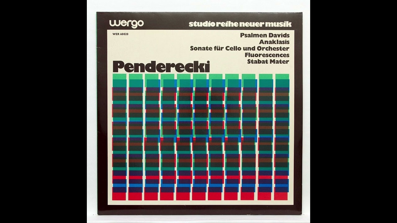 Krzysztof Penderecki: Fluorescences (vinyl transfer)